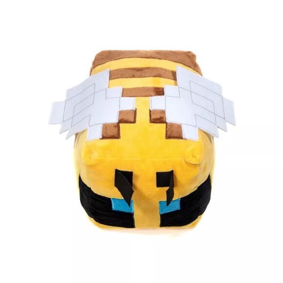 Minecraft Bee Pillow Buddy Yellow Brown Plush Kids Room Decor 15"x11" - Picture 9 of 10